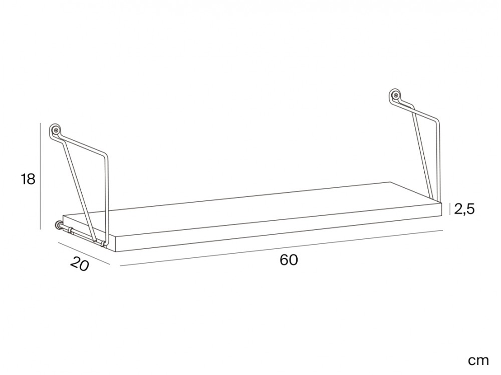 Estante Tria de metal pintado Mobles 114 - 8
