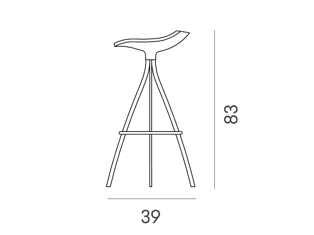 Taburete Gimlet de dos alturas Mobles 114 - 7