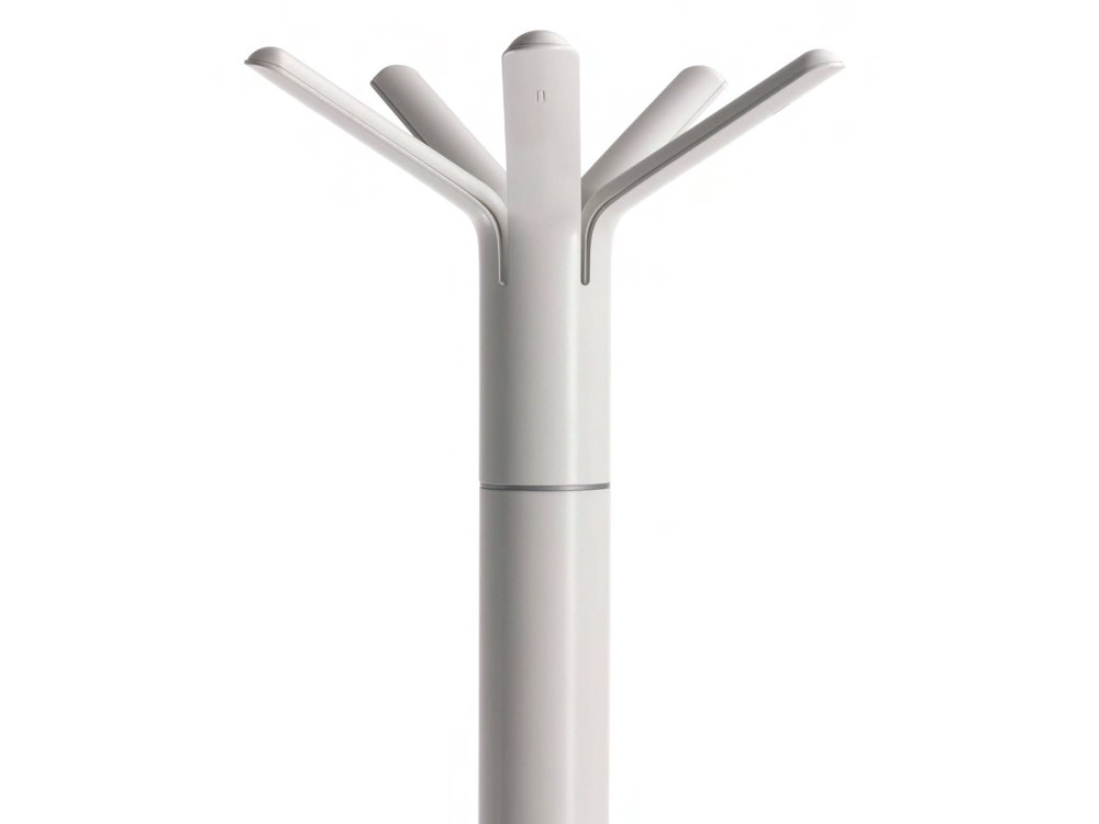 Perchero Hulot de aluminio y acero blanco Mobles 114 - 2