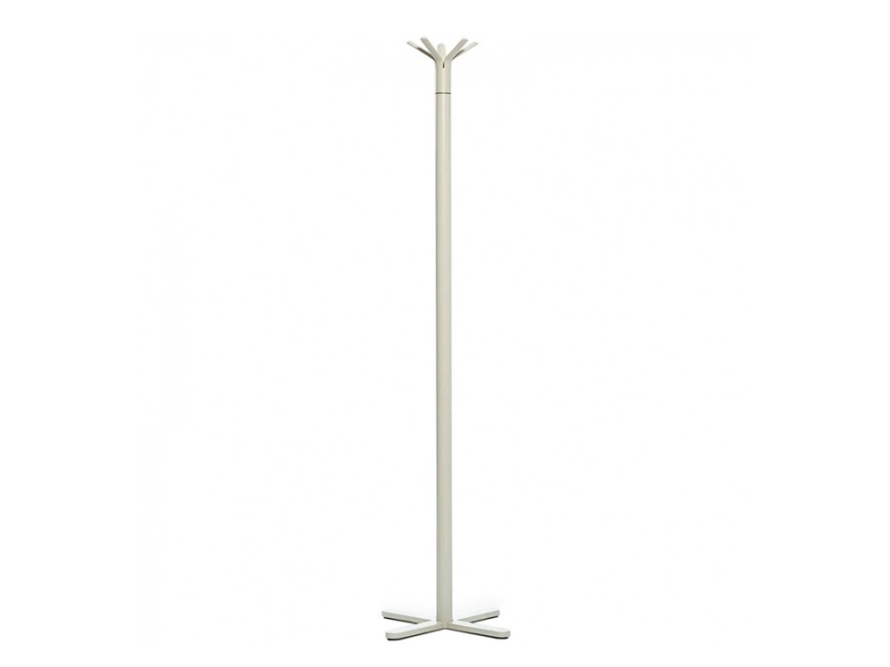 Perchero Hulot de aluminio y acero blanco Mobles 114 - 1