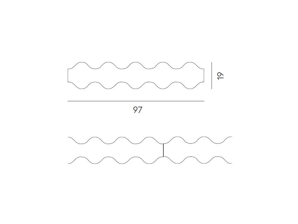 Medidas del perchero de pared Ona de Mobles 114