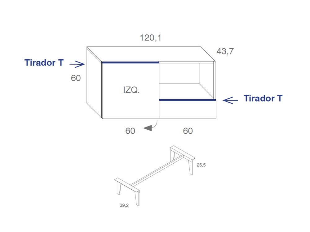 Aparador Compact 1 de Vive - 6
