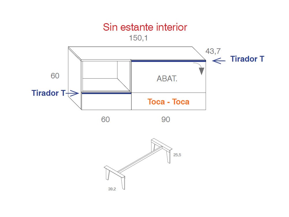 Aparador Roble nudoso Compact 2 de Vive - 8