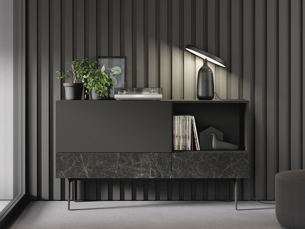 Aparador Cerámica Nero Greco Compact 5 de Vive - 1