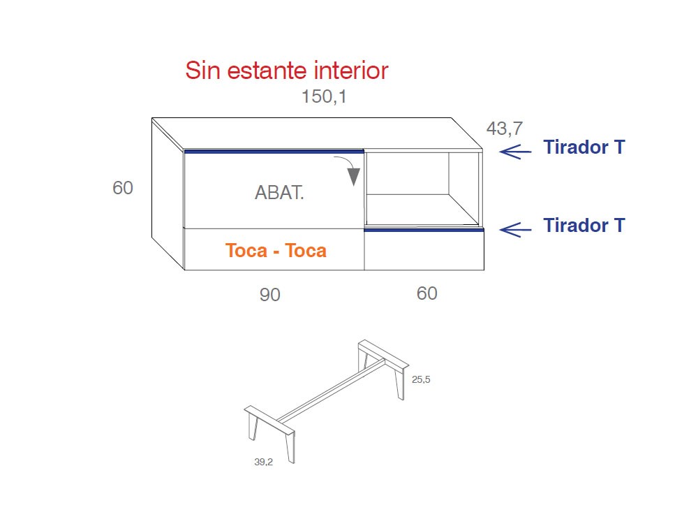 Aparador Cerámica Nero Greco Compact 5 de Vive - 6