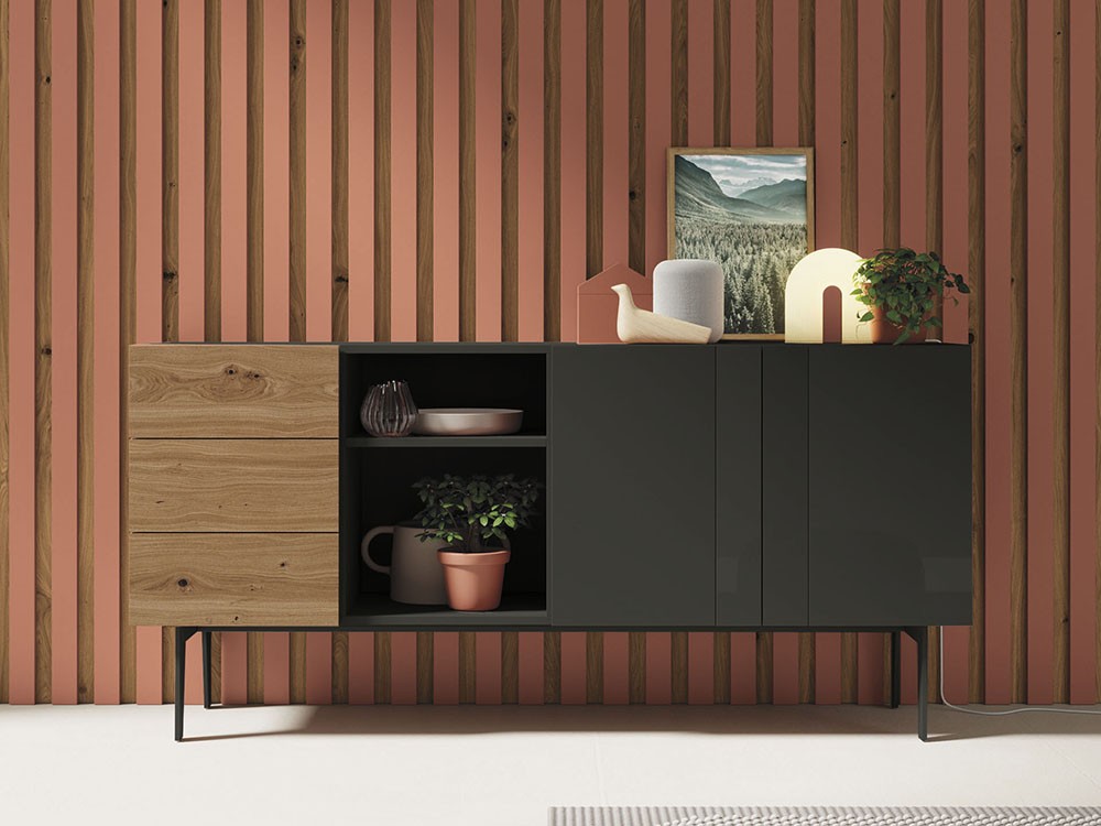 Aparador Frentes Lines Cristal Compact 7 de Vive - 7