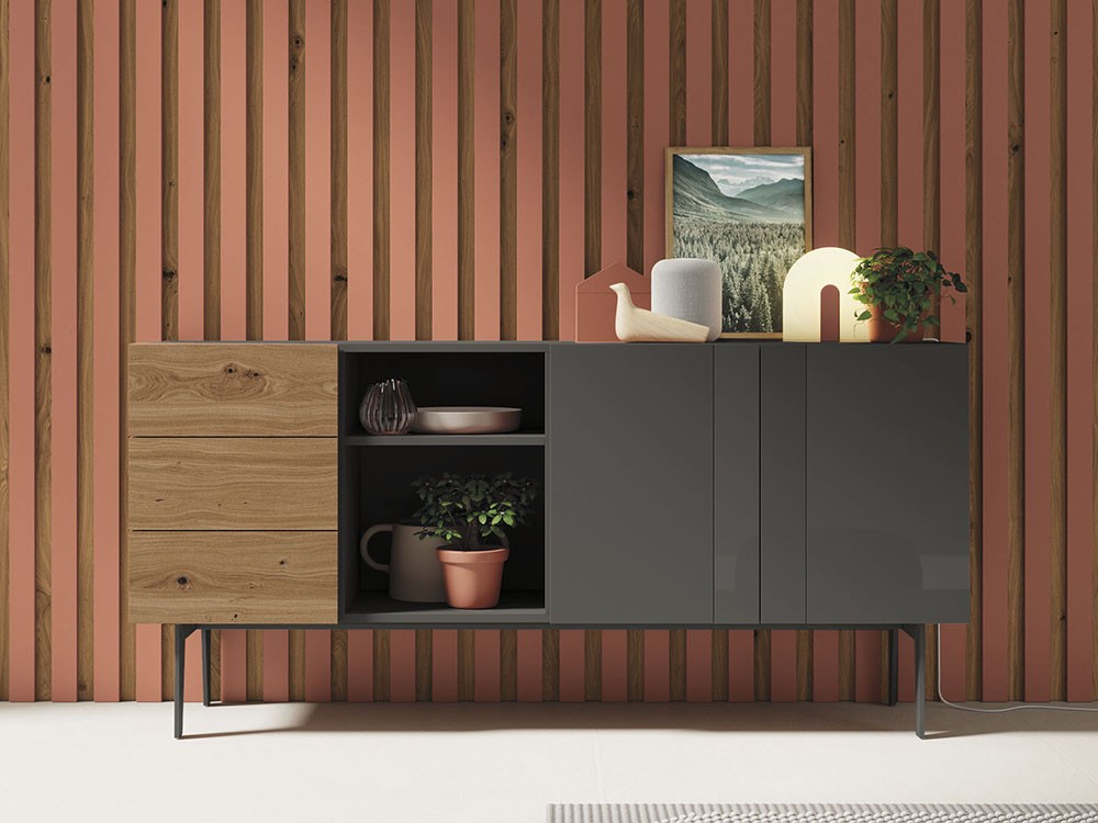 Aparador Frentes Lines Cristal Compact 7 de Vive - 9