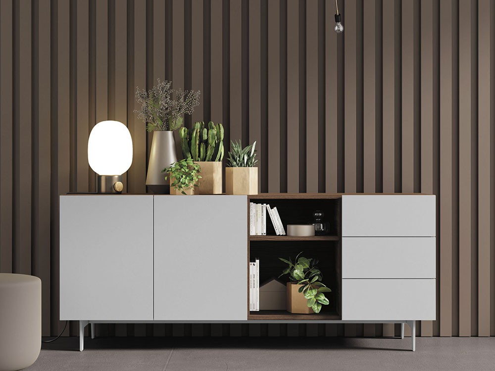 Aparador Cristal y Roble Compact 8 de Vive - 3