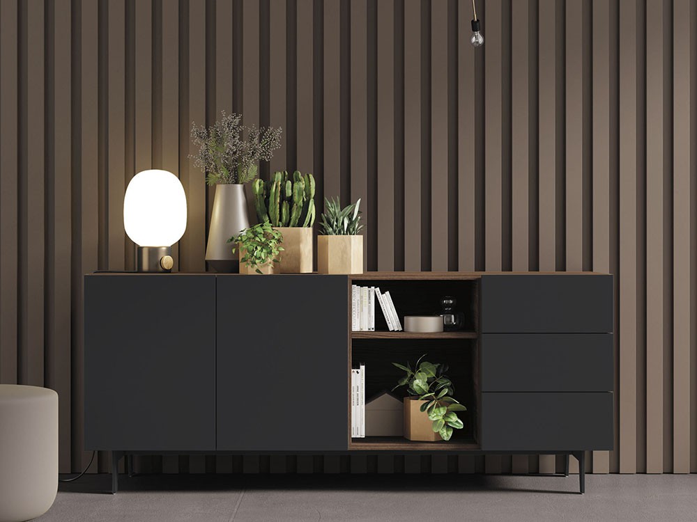 Aparador Cristal y Roble Compact 8 de Vive - 4