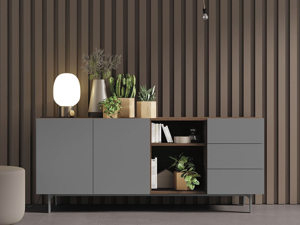 Aparador Cristal y Roble Compact 8 de Vive - 2