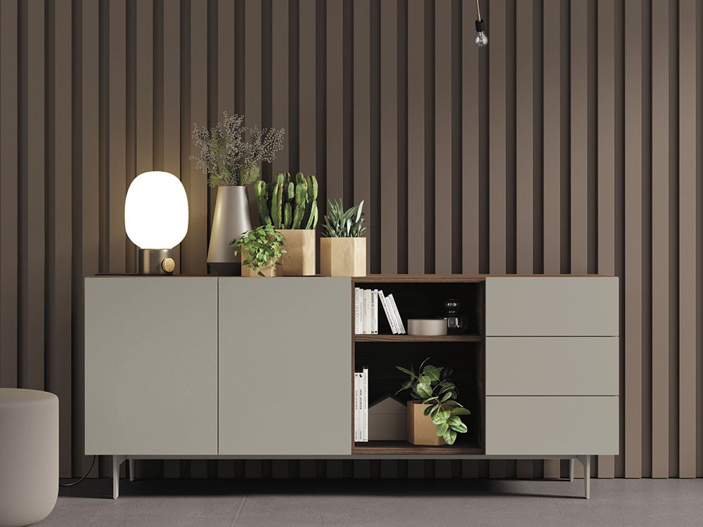 Aparador Cristal y Roble Compact 8 de Vive - 5