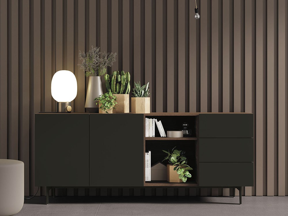 Aparador Cristal y Roble Compact 8 de Vive - 6