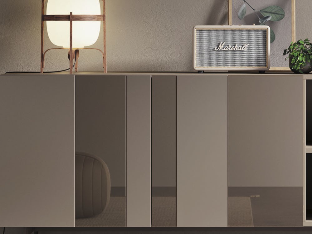 Aparador Frentes Lines espejo Compact 9 de Vive - 2