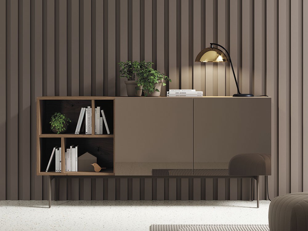 Aparador Roble y Espejo Compact 9 de Vive - 1