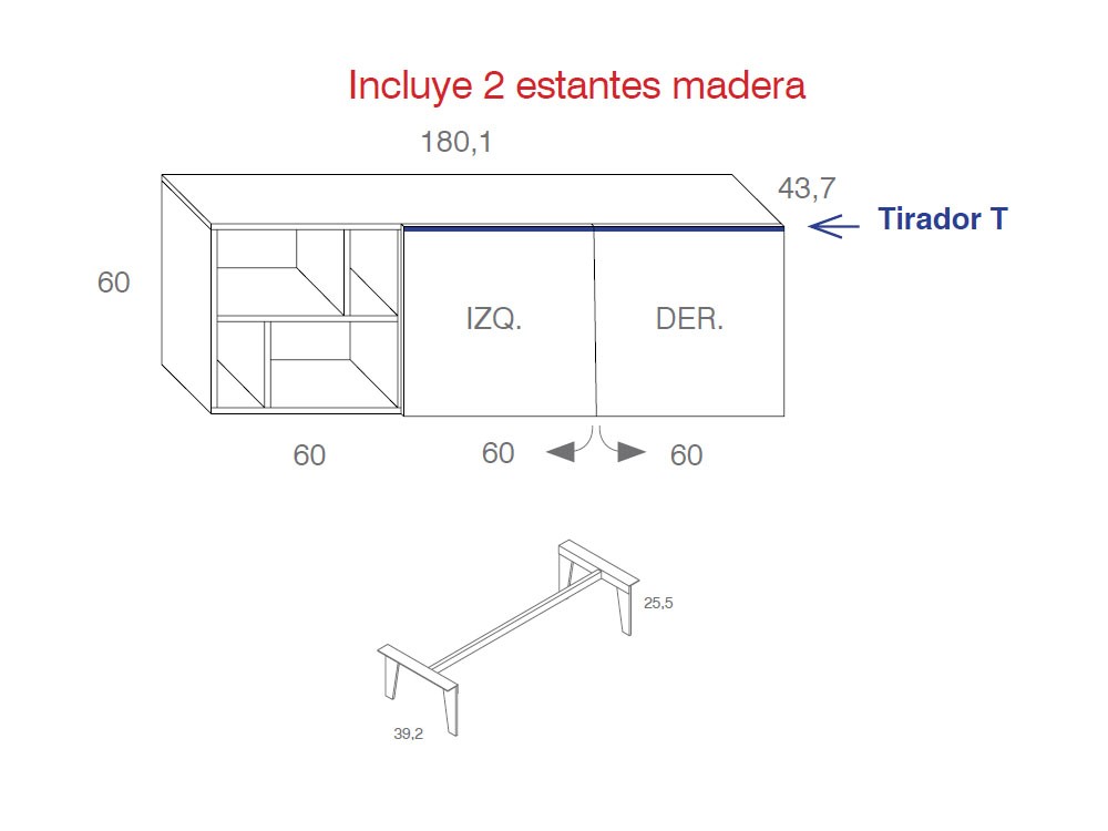 Aparador Cerámica Noir Desir Compact 11 de Vive - 3