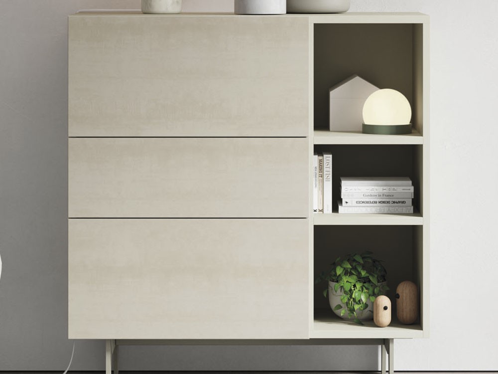 Aparador alto Cerámica Blaze Snow Compact 12 de Vive - 2