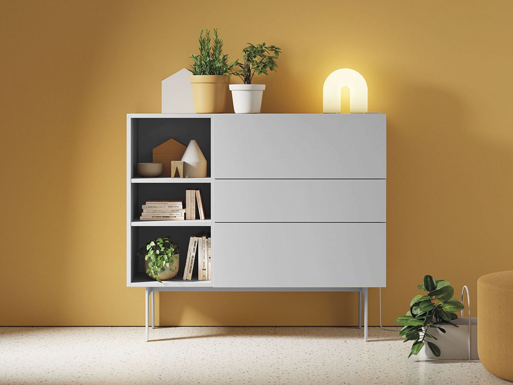 Aparador alto Compact 16 lacado Vive - 2