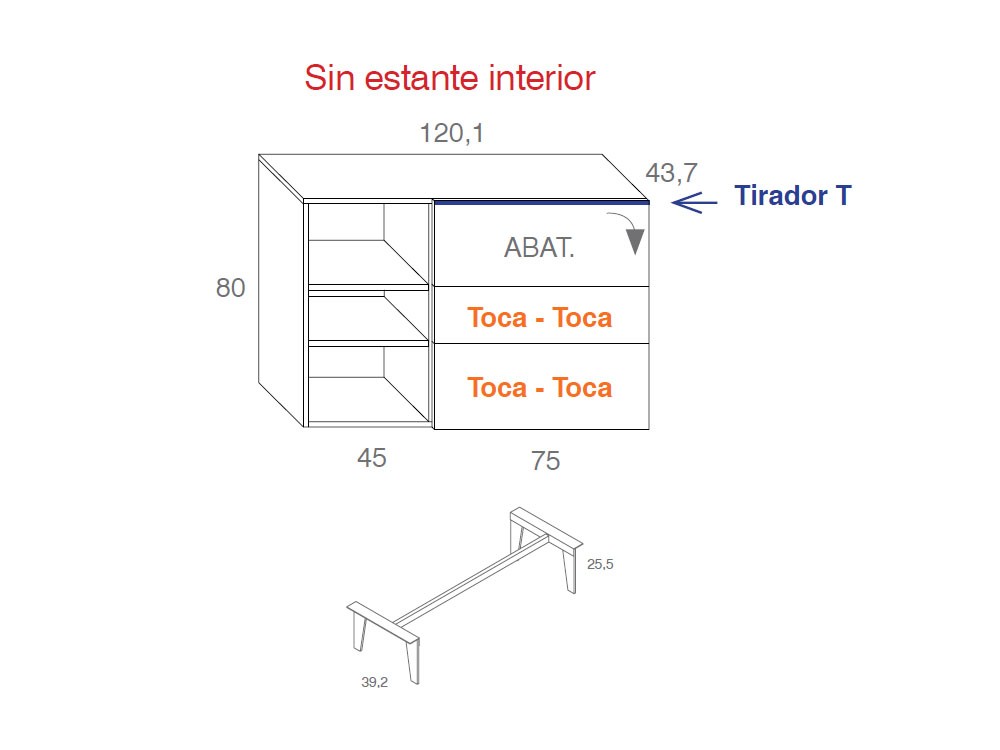 Aparador alto Compact 16 lacado Vive - 8