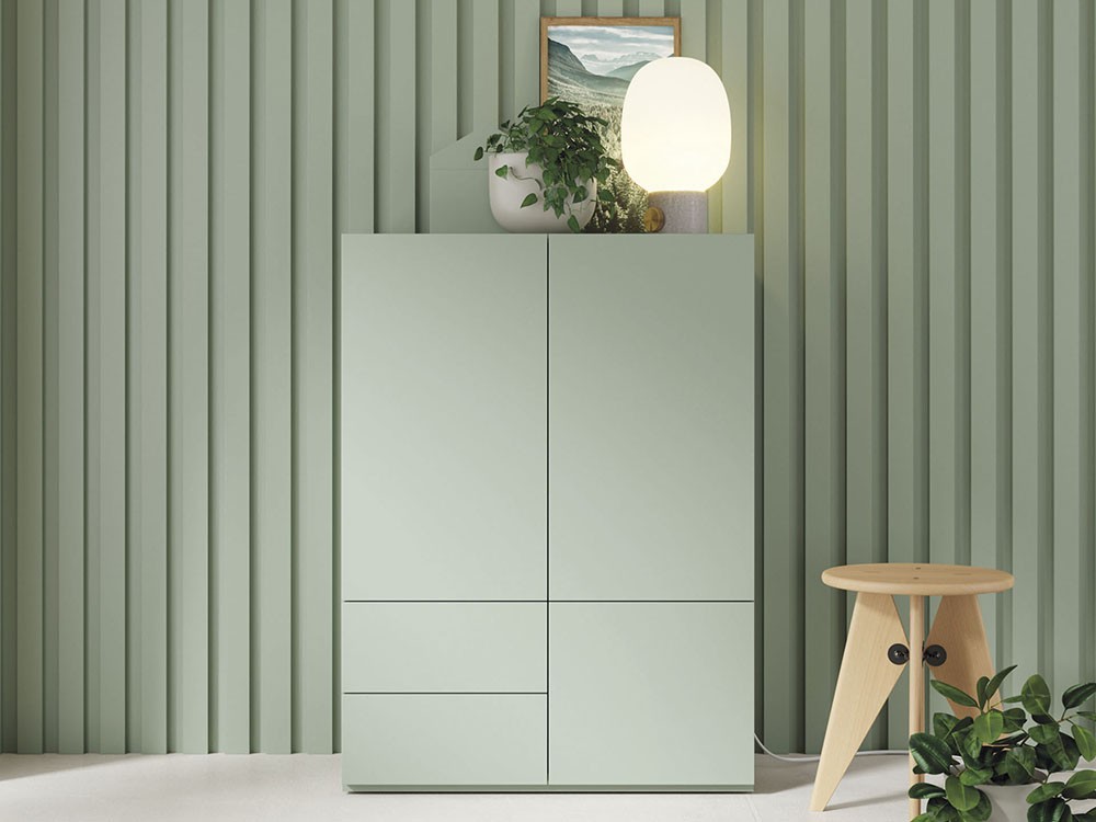 Aparador alto Compact 21 laca mate de Vive - 1