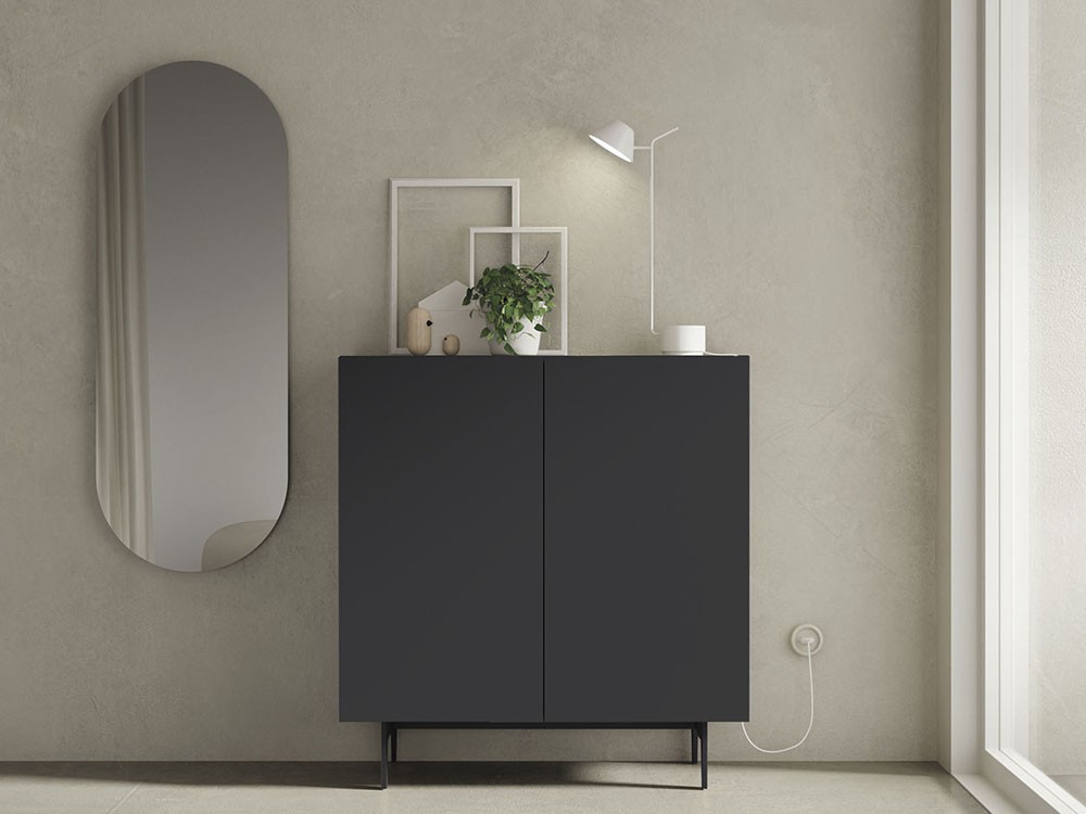 Mueble alto recibidor lacado Compact 6 Vive - 4