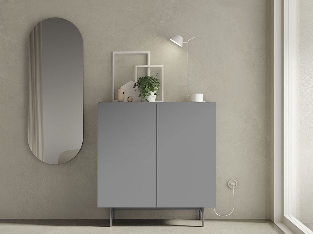 Mueble alto recibidor lacado Compact 6 Vive - 5