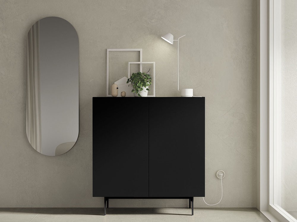 Mueble alto recibidor lacado Compact 6 Vive - 7