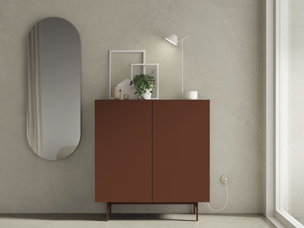 Mueble alto recibidor lacado Compact 6 Vive - 8