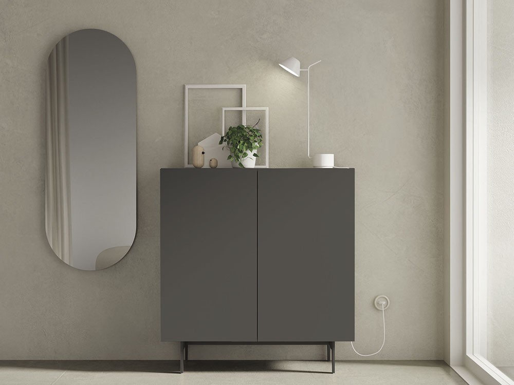 Mueble alto recibidor lacado Compact 6 Vive - 9