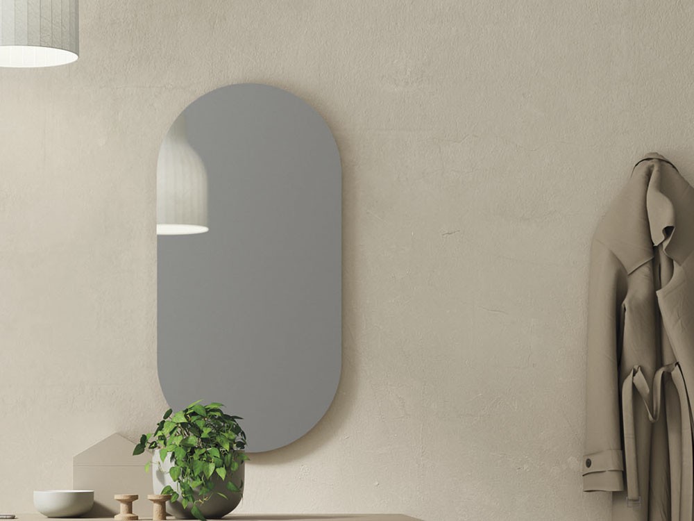 Espejo ovalada vertical Compact de Vive - 1