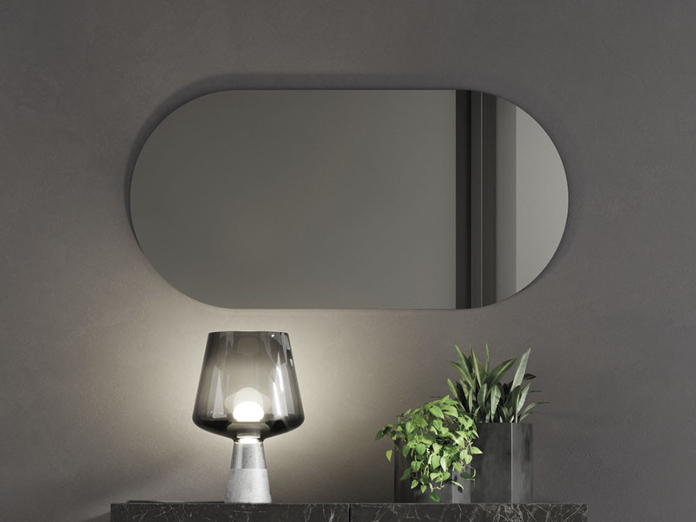 Espejo ovalado horizontal Compact de Vive - 1