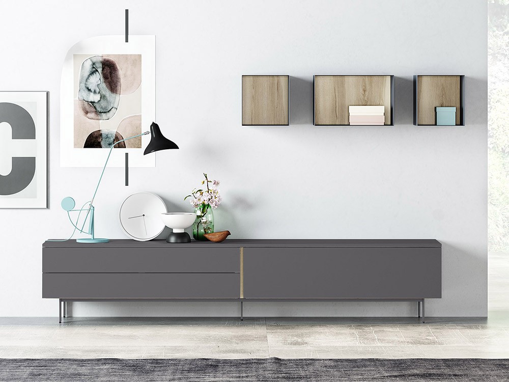 Mueble para tv Muss 02 laminado de Tegar - 3