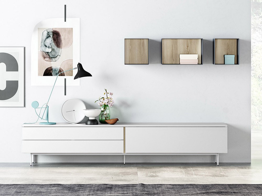 Mueble para tv Muss 02 laminado de Tegar - 5