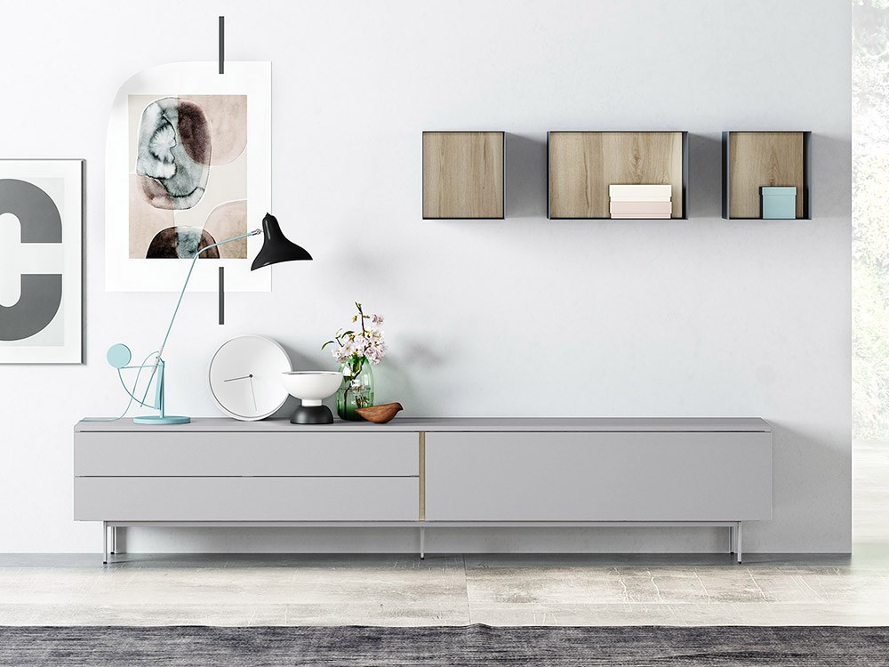 Mueble para tv Muss 02 laminado de Tegar - 8