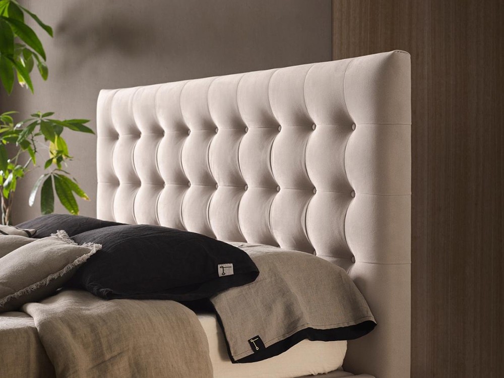 Cabecero tapizado Capitoné Riva de Acana Piel - 2
