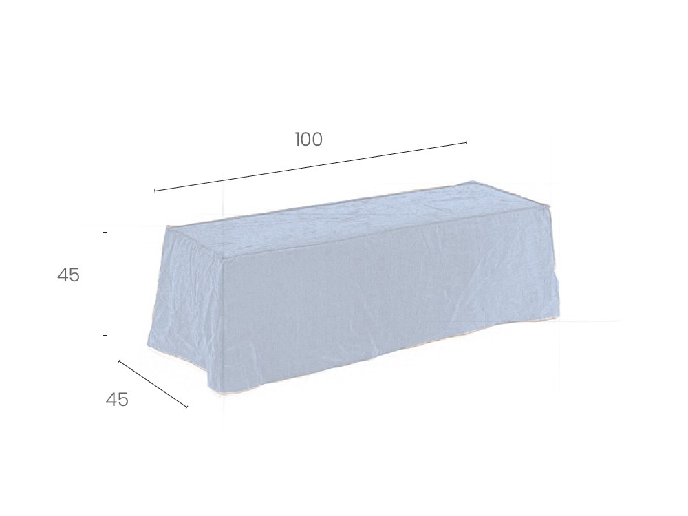 Descalzadora tapizada en lino Yara de Acana Piel - 4