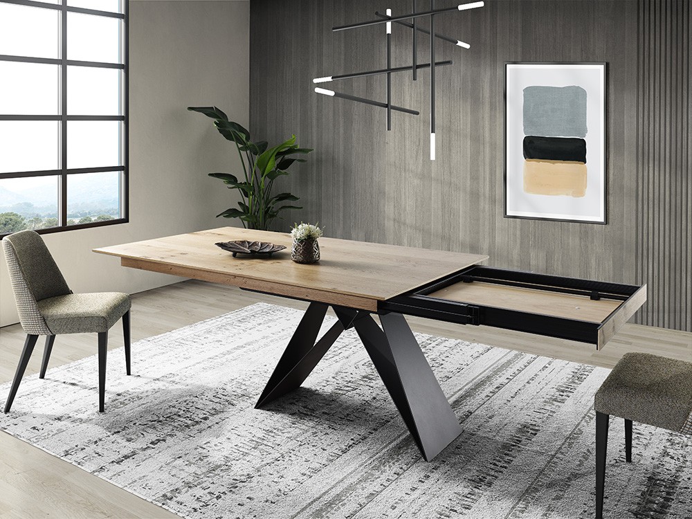 Mesa Anas extensible en madera de Indesan - 2