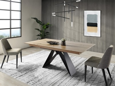 Mesa Anas extensible en madera de Indesan - 1