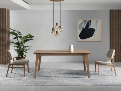 Mesa extensible Tonne en chapa natural de Indesan - 1