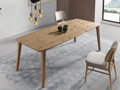 Mesa extensible Tonne en chapa natural de Indesan - 2