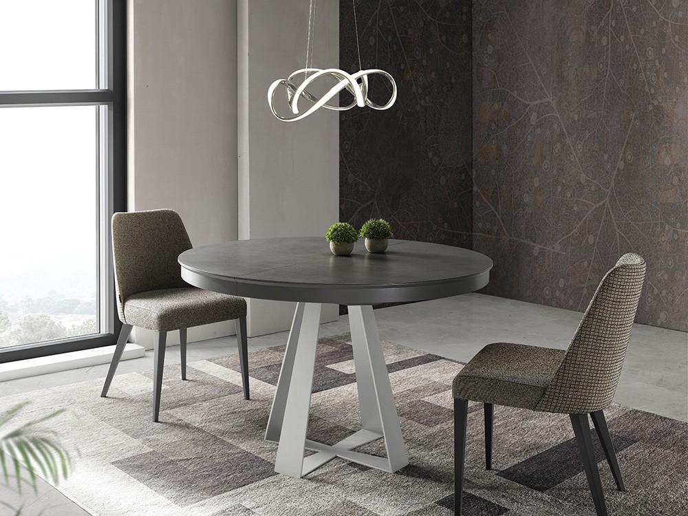 Mesa redonda extensible Delia de Indesan - 4