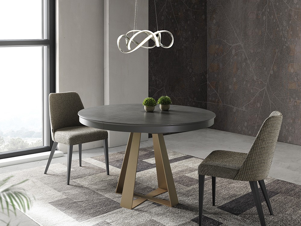 Mesa redonda extensible Delia de Indesan - 2