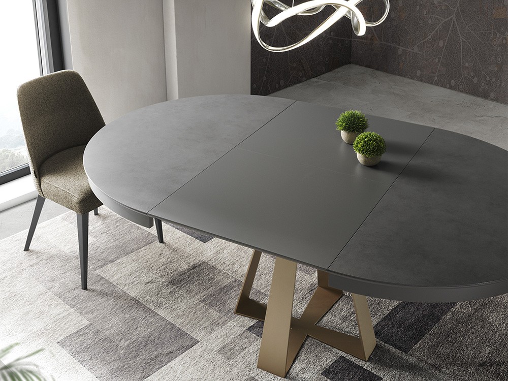 Mesa redonda extensible Delia de Indesan - 3