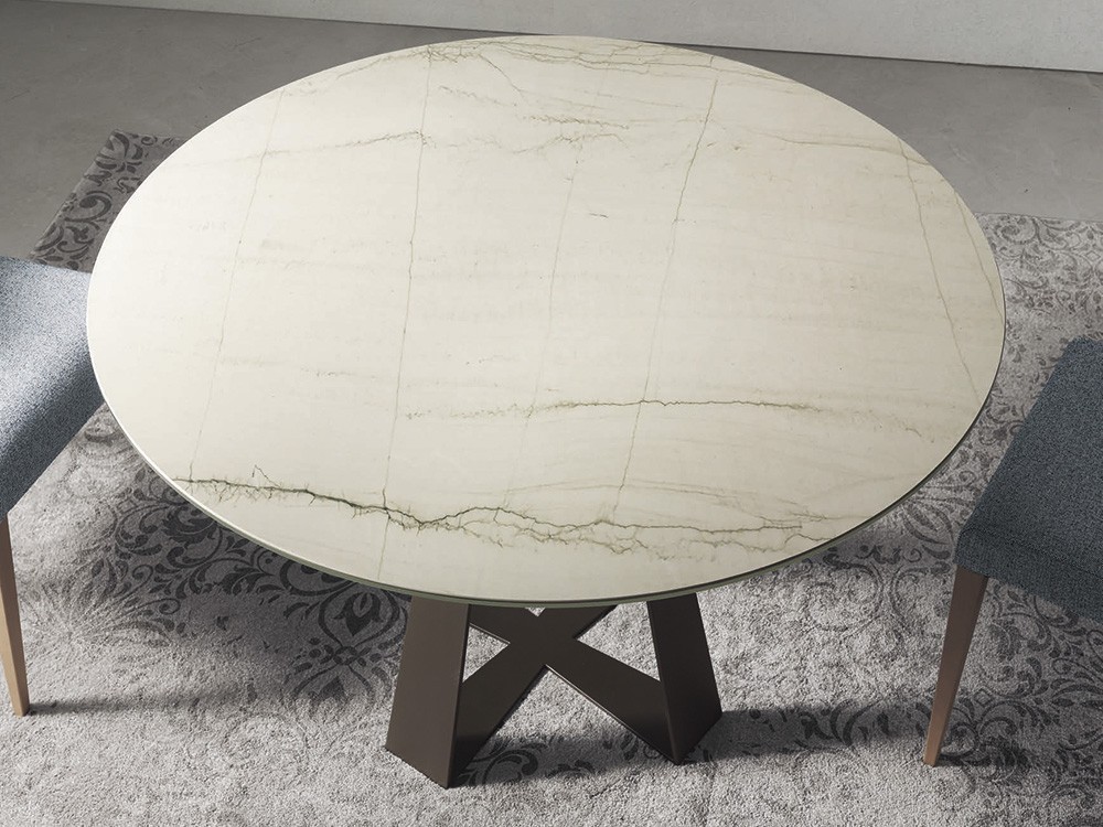 Mesa redonda Prisma Porcelánico de Indesan - 2