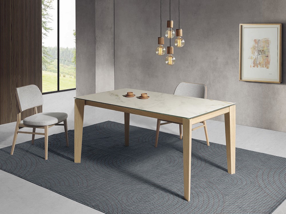 Mesa extensible Geo porcelánico de Indesan - 2