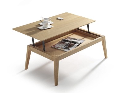 Mesa de centro elevable Nordic madera de Indesan - 3
