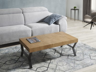 Mesa de centro elevable Zen en chapa natural o lacado de Indesan - 1