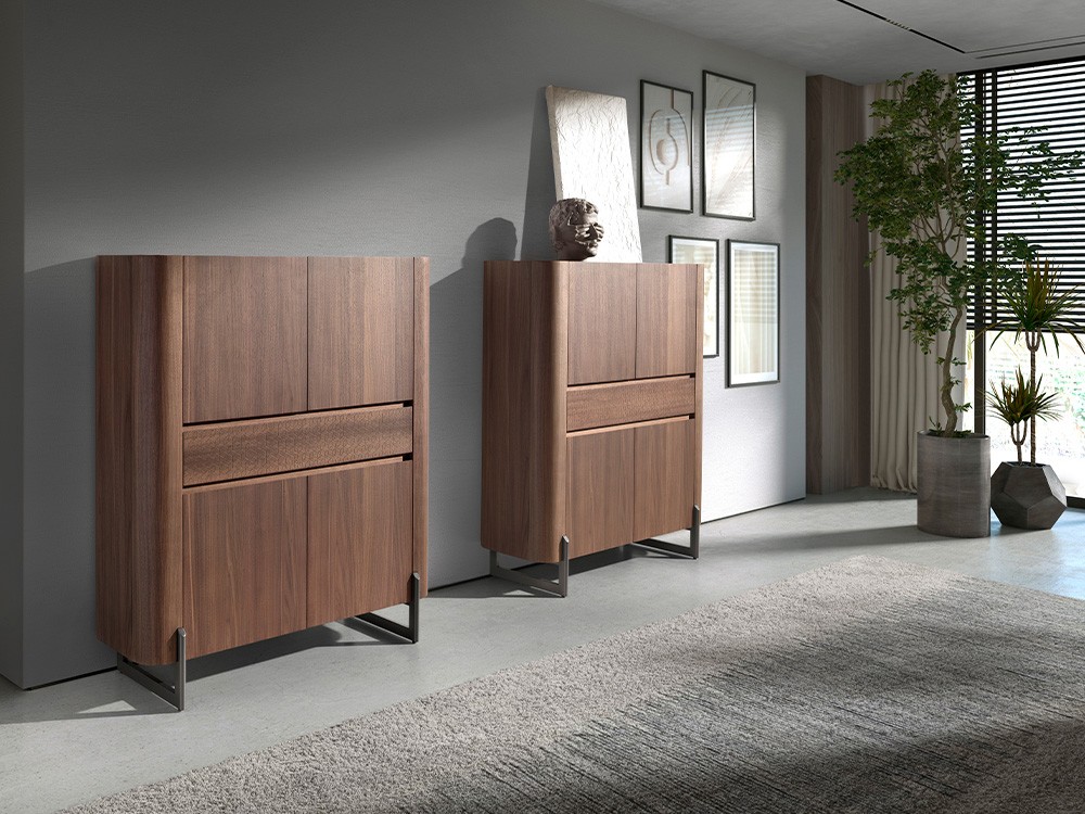 Aparador alto en chapa natural de roble 3251 Ángel Cerdá - 8