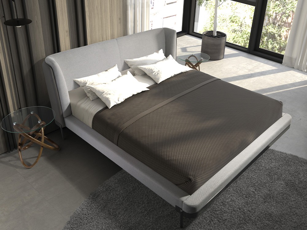 Mesa auxiliar 2126 patas de madera y sobre redondo de cristal Ángel Cerdá - 7