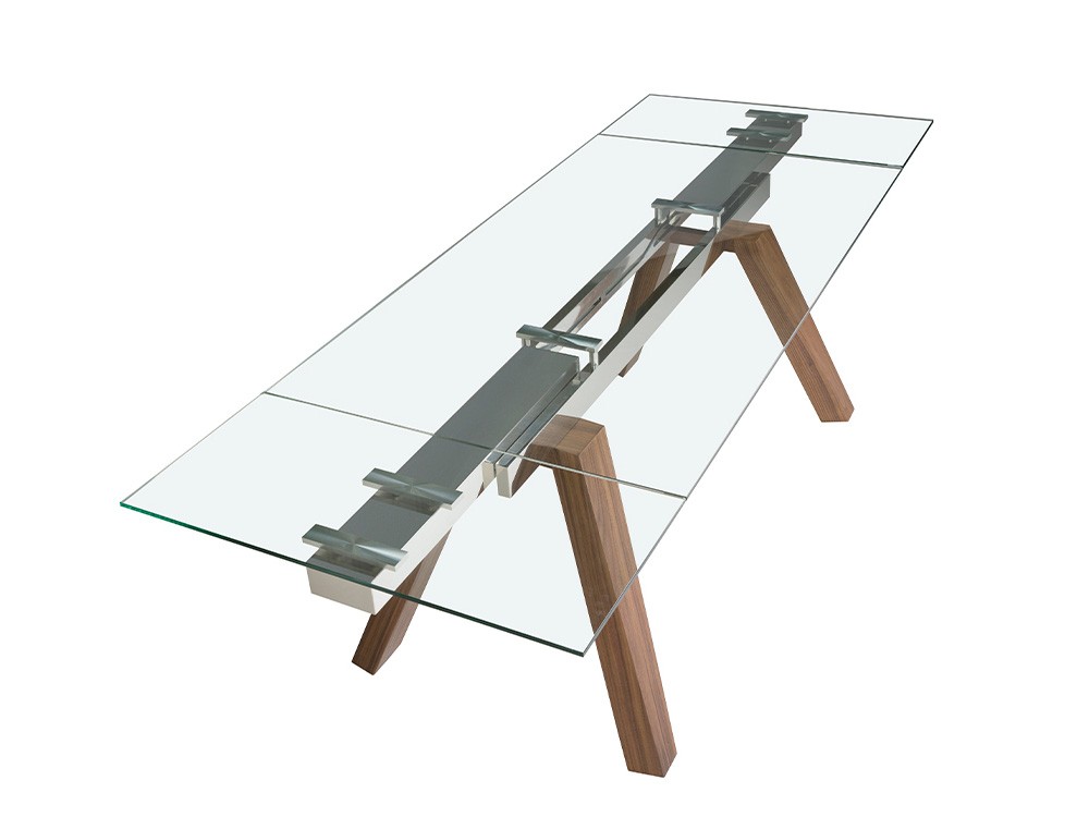 Mesa extensible de cristal templado 1123 Ángel Cerdá - 7 Mesa extensible de cristal templado 1123 Ángel Cerdá - 7