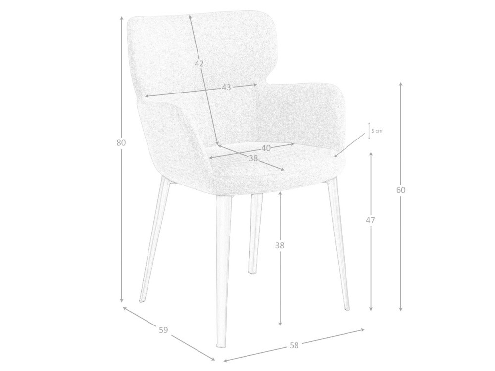 Silla tapizada 4104 Ángel Cerdá - 6